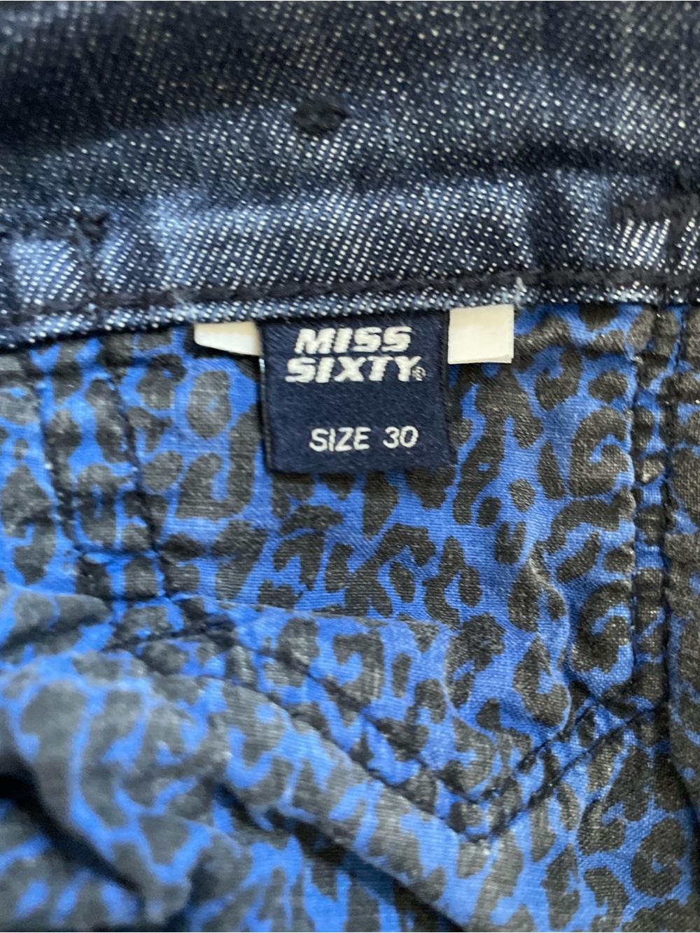 Miss Sixty RARE Y2K Indie Sleaze Low Rise Distressed Jeans - Picture 6 of 9